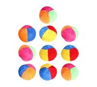 Bolsa de bolas, juego de 10 piezas suaves y divertidas, bolas de malabares en bolsa de arena para principiantes | para juegos casuales y habilidades en interiores, exteriores, jardín,