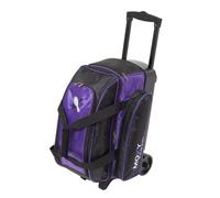 Bolsa de bolos con dos ruedas Moxy de Bowlerstore Products, color morado y negro