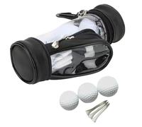 Bolsa de bolsas de té de golf, organizador de almacenamiento robusto, accesorio de golf funcional, soporte ligero, bolsillo con cremallera segura, bolsa de deporte duradera, organización de equipo