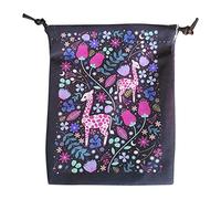 Bolsa de bolsillo para cartas de tarot, resistente con cordón, 13 x 18 cm, bolsillos para cartas de tarot para tarjetas de adivinación de brujas, bolsa de regalo para accesorios de cartas de tarot,