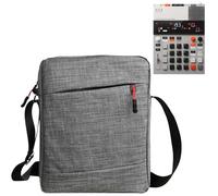 Bolsa de bolsillo para operador - Funda cruzada a prueba de salpicaduras para Teenage Engineering K.O. II Sampler EP-133 K.O II Sampler, sintetizador y máquina de tambor con correa ajustable (gris)