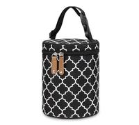 Bolsa de Botella para bebé, Bolsa de Almacenamiento para niños, diseño portátil, Reutilizable, Acabado térmico, Color Negro, 14 x 19 cm, Breastmilk Storage for Daycare & Nursing Moms, Negro, Se