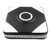 Bolsa de Boxeo para Pared Bolsa de Entrenamiento de Boxeo Saco de Boxeo de Entrenamiento Saco de Boxeo PU para Sanda, Taekwondo, Kickboxing, MMA, Karate (Negro y Blanco)