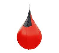 Bolsa de boxeo Speed Ball | Bola de golpe giratoria para colgar de cuero PU - con bomba y botón de seguridad, boxeo MMA Muay Thai Fitness Fighting Sport Training Tool para niños, hombres y Generic