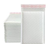 Bolsa de burbujas de película de 50 piezas, bolsas de embalaje de envío autoselladas acolchadas impermeables, bolsas de embalaje de envío, bolsa de negocios-15x20cm, 50 Uds.