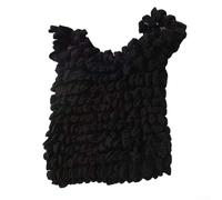 Bolsa de burbujas elástica con gran capacidad, material de poliéster elástico para cargas pesadas, adecuada para compras y viajes, plegable compacta para almacenamiento (negro)