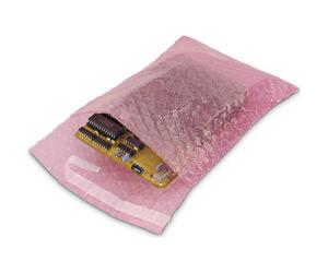 Bolsa de burbujas ESD ratioform, conductiva, antiestática, autoadhesiva