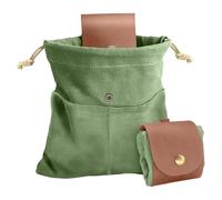 Bolsa de búsqueda de comida, bolsa de búsqueda de alimentos - Bolsa plegable de almacenamiento para acampar con cordón,Bolsa de hongos, bolsa de cosecha para recolectar hongos, verde militar, Se