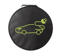 Bolsa de cable de puente, bolsa de cable de puente impermeable para carga, bolsa de cable de vehículo eléctrico, almacenamiento interior automotriz para cables de carga de coche, herramientas de