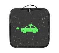 Bolsa de cable de puente - Material Oxford resistente al fuego, bolsa de transporte acolchada, contenedor automotriz a prueba de salpicaduras, seguro para cable EV | Con fuerte cierre de cremallera