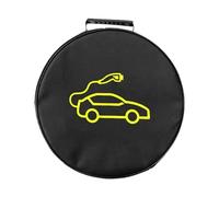 Bolsa de cables de arranque para baterías de coche - Organizador de herramientas de coche para vehículos eléctricos | Organizador de gran capacidad para cables de carga, cables y mangueras, formas