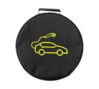 Bolsa De Cables Redonda - Bolsa De Cables De Salto, Bolsa Para Guardar Organizadores De Cables | Funda De Cable De Carga Para Vehículos Eléctricos De Gran Capacidad, Cargador Teslaa Y Bolsa