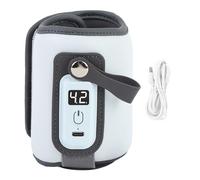 Bolsa de Calentador de Leche para Bebés, 5 Configuraciones de Temperatura Ajustable Calefacción Rápida en el Calentador de Botellas de Go para Viajar en Interiores Al Aire Libre