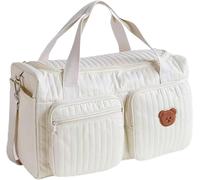 Bolsa de cambio de bolsa para mamá: bolsa de maternidad para bebé para maternidad y bebé para el hospital y el fin de semana, Single Bear