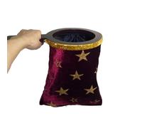 Bolsa de cambio de lujo con cremallera de repetición de estrellas grandes, doble capa, trucos de magia, escenario, ilusión, comedia, aparición, bolsa de productos Magia