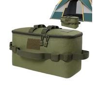 Bolsa de Camping, Bolsa al Aire Libre | Picnic Tote Bag,Organizador de ollas a Bordo para ollas a Bordo para ollas de Camping al Aire Libre Plegable Resistente al Agua para, Army Green,