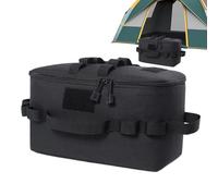 Bolsa de Camping, Bolsas de Utensilios, Bolsa Resistente al Agua para contenedor, Organizador de Almacenamiento con Plegable al Aire Libre, múltiples Compartimentos para Estufa, Recipiente, Olla,