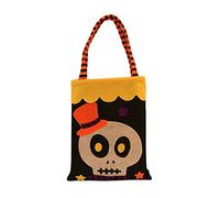 Bolsa de caramelos de halloween Bolsas Trick Gold Treat Pack, Bolsas de calabaza duraderas para niños, Bolsas de regalo de Halloween, Bolsas de caramelo, Bolsa de asas para niños, Bolsa de