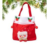 Bolsa De Caramelos Para La Navidad | Saco Para Vacaciones De Invierno - Bolsa De Golosinas Con Cordón Para Navidad | Para Preescolar Aula Hogar Comunidad Escuela Reunión Familiar