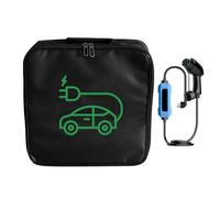 Bolsa de carga para coche - Bolsa de almacenamiento para cargador EV | Bolsa de almacenamiento impermeable para cables de carga para vehículos eléctricos, cable de extensión de doble cremallera EV y