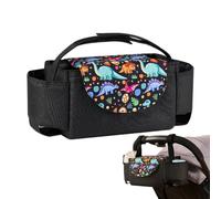 Bolsa De Carrito De Carrito - Organizador De Corte Ligero, Soporte De Diseño Desmontable | Solución De Almacenamiento Portátil Accesorios De Cochecito Para Mascotas, Bocadillo De Botella Ajustable P