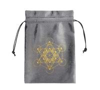 Bolsa De Cartas De Tarot De Viaje Suave Y Portátil con Cierre De Cordón