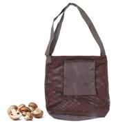 Bolsa de Caza de Hongos de Malla, Cesta de Setas Plegable para Recolección de Frutas, bolsa de forraje de Tela Oxford Ajustable Con bolsillo, Bolsa de Almacenamiento de Verduras