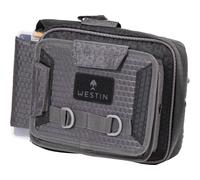 Westin W4 Quick Bag 2 Boxes Small Titanium Black - Bolsa de pesca para señuelos artificiales, caja de señuelos, bolsa para señuelos artificiales, bolsa de señuelos para pesca con spinning