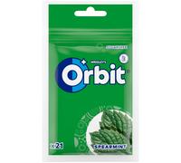 Bolsa de chicles Wrigley's Orbit Spearmint de 29 g