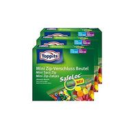 Bolsa de cierre toppitsmini Zip 20 x 150ml y 20 x 380ml con safeloc (3 unidades)