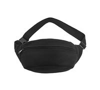 Bolsa de cintura cruzada para mujeres y hombres, para correr, senderismo, ciclismo, cinturón ajustable para correr, senderismo, ciclismo, cinturón ajustable, Black, Mass Beauty