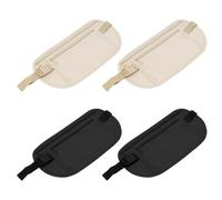 Bolsa De Cintura De 4 Piezas, Bolsa De Tarjeta De Crédito De Teléfono Móvil Antirrobo, Bolsa De Almacenamiento Multifunción, Universal Para Hombres Y Mujeres, Cinturón De Viaje Conveniente.