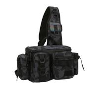 Bolsa de cintura de pesca, riñonera de pesca Bolsa ligera resistente al | Equipo de señuelos Bolsa de pesca con mosca, bolsa de cadera con hebilla de liberación rápida, transpirable, Pequeño D