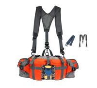 Bolsa de Cintura de Senderismo Impermeable: cinturón Externo, Portador de Botellas | Paquete de Carrera Ajustable con Soporte de para Trekking, Carrera, Ejercicio de senderos, Utilizado como
