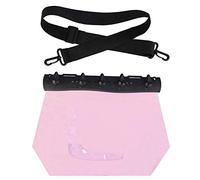 Bolsa de Cintura Impermeable de Gran Capacidad Transparente Natación al Aire Deriva Correr Actividad Deportiva Material de PVC 33.1 * 23.3 cm Negro Verde Naranja Rosa Blanco (Rosa)