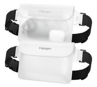 Bolsa de cintura impermeable Spigen Aqua Shield A620 2 Pack, blanco nieve