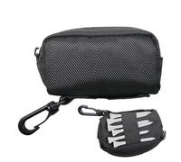 Bolsa de cintura para pelota de golf, bolsa de almacenamiento para teléfono móvil, bolsa de almacenamiento compacta para pelotas de golf con cremallera para amigos, familia