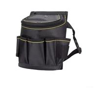 Bolsa de cintura profesional de lona para herramientas de trabajo con múltiples bolsillos para una gestión eficiente de herramientas comunes en sitios de trabajo (adición de fondos)