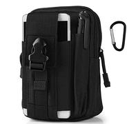 Bolsa de Cintura Táctica de Molle EDC, Bolsa Compacta de Estilo Militar, con Sistema de MOLLE , Riñonera Militar Hombre para Escalada Senderismo Camping Deporte al Aire Libre