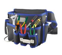Bolsa De Cinturón De Herramientas, Bolsa De Almacenamiento De Una Cara Versátil Bolsa De Trabajo Eléctrico, Organizador De Delantales De Herramientas De Tela Oxford Para Carpintería, Jardinería