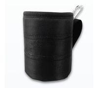 Bolsa de cinturón de herramientas multifuncional en negro con mosquetón para reparaciones domésticas y actividades al aire libre tornillos clavos bolsa de cintura