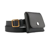 Bolsa de cinturón de moda para mujer, para viajes, teléfono móvil, llavero, color negro