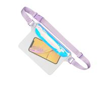 Bolsa de cinturón Impermeable, riñones Impermeables para Mujeres - Bolsa de teléfono Impermeable | Billetera de Cintura Transparente Multifuncional con Correa de Hombro Ajustable para Mujeres, Viajes