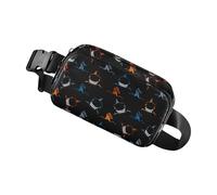 Bolsa de cinturón para Mujeres, Packs Fanny para Mujeres - Fanny de Viaje Ajustable con Tira Reflectante,Bolsa de cinturón Billetera de Llaves de Tejido de teléfono móvil