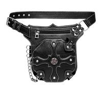Bolsa de cinturón retro - steampunk retro Fanny Pack | Soporte de teléfonos celulares Cinturón retro Cintura de la cintura | Bolsa de cintura gótica | Paquete de hombro con el cuerpo cruzado con remac