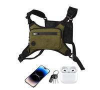 Bolsa de Cofre: Mochila Deportiva de Cuerpo Cruzado Ligero, Paquete de Cofre de Viaje para Correr al Aire Libre, Ciclismo, Senderismo, Bolsas de de Bolsillo múltiple para Hombres y Mujere