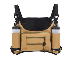 Bolsa De Cofres para Hombres Pack Outdoor Sports Vest-Packle De Cofre Multiprocario Impermeable con Soporte De Botella De Agua | Bolsa De Resistente Al Desgaste De Gran Capacidad para Senderismo