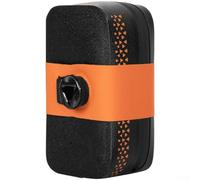 Bolsa de cola de bicicleta de 0,5 L con peso de 80 g y dimensiones delgadas optimizadas para ciclistas orientados al rendimiento que buscan eficiencia (naranja)