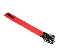 Bolsa de Colas de Caballo, 7,5x70 cm/3,0x27,6 Pulgadas, Impermeable, Transpirable, no Tejida, Bolsa de Colas de Caballo, Protector de Colas de Caballo con Flecos (Rojo)