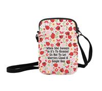 Bolsa de comestibles con diseño de mariquita de buena suerte cuando se abalanza en ella para recordarnos que no dejemos que las preocupaciones nublen una bolsa de mano de un solo día, Ladybug Cb UK